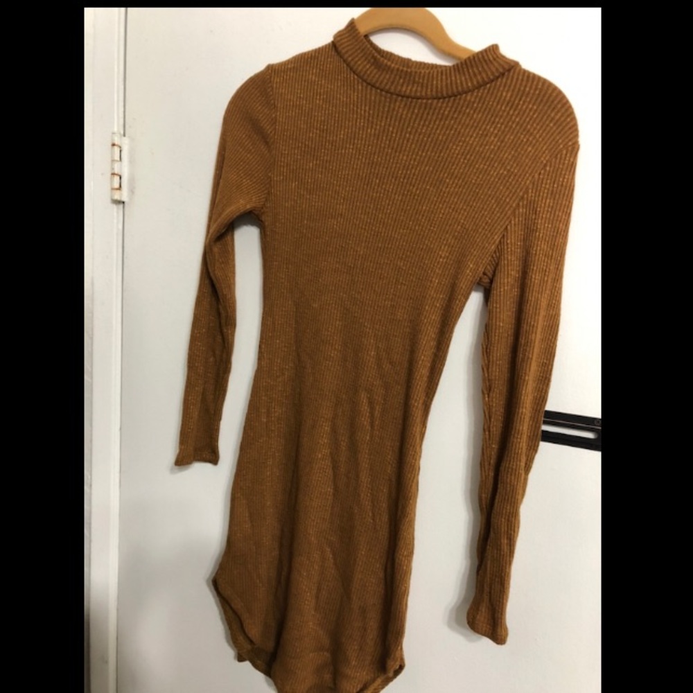 Long sleeve mini dress